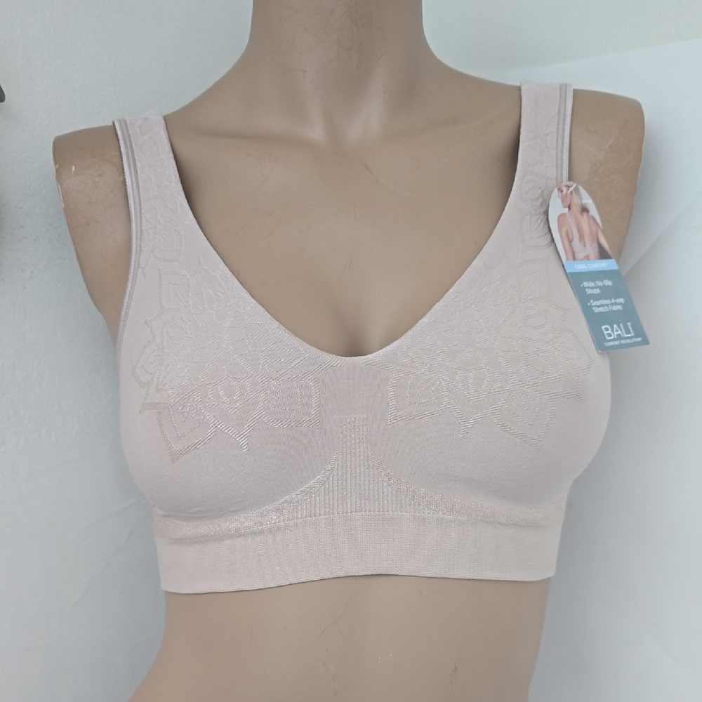 Bali Women's Cool Comfort Wide Strap Stretch Bra Size Small NWT